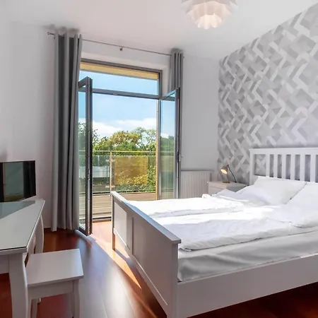 Kolobrzegu 60 Premium Floor Taras Od Strony Parku 1 Min Do Plazy Widok Na Morze * Колобжег