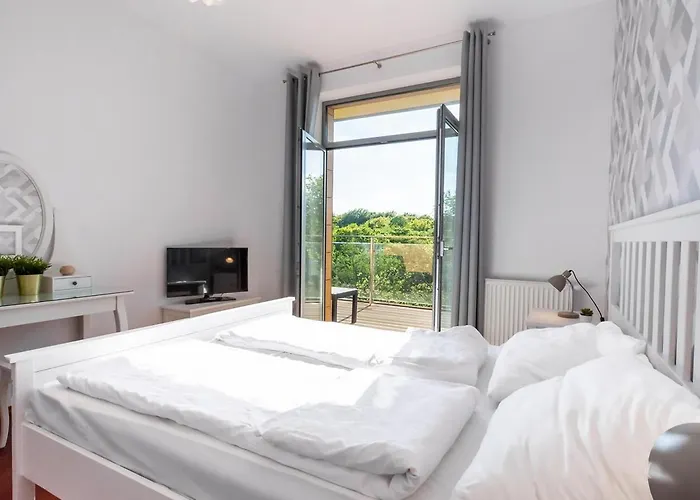 Kołobrzegu 60 Premium Floor Taras Od Strony Parku 1 Min Do Plaży Widok Na Morze Apartament